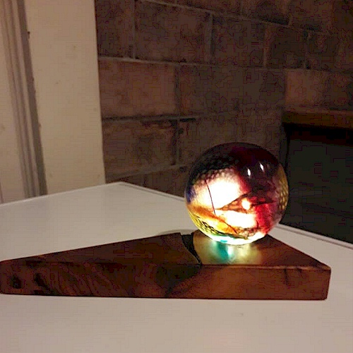 Crystal Ball Desk Lamp