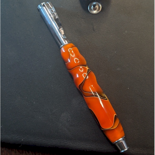 Marigold Swirl Ballpoint Pen