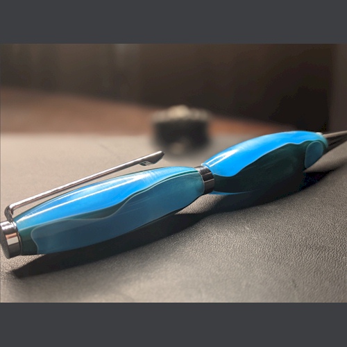 Tropical Marine and Azure Ballpoint Pen