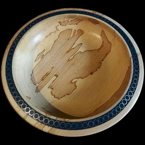 King Mynos Acrylic and Hardwood Bowl